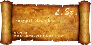 Lengyel Szandra névjegykártya